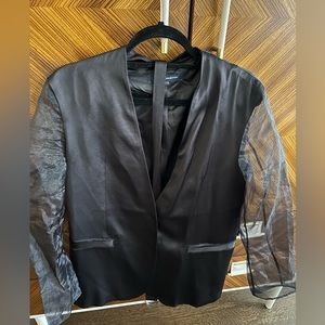 French Connection Blazer with see through sleeves
